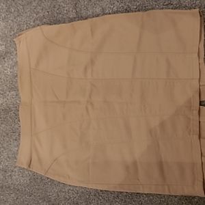 Ann Taylor tan skirt size 10